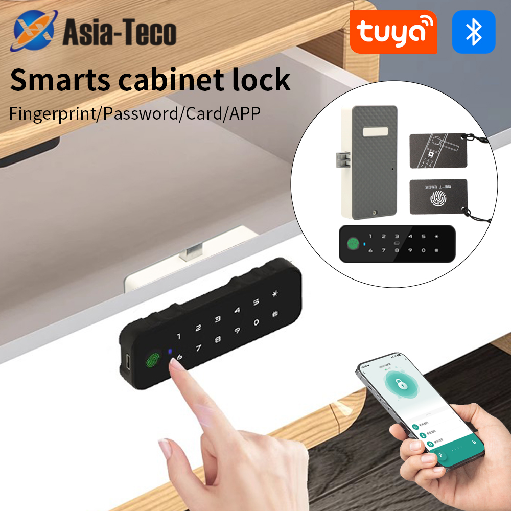 Furniture Hardware Latch - Tuya بلوتوث خزانة خشبية ذكية قفل