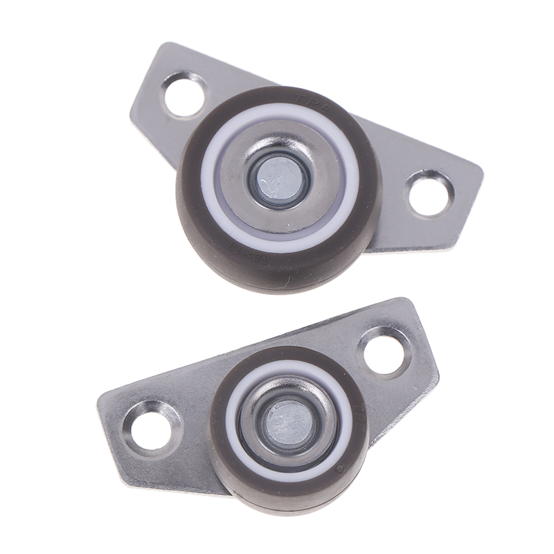 Furniture Hardware Lowes - 1/4 قطع عجلات مطاطية صامتة للأدراج،