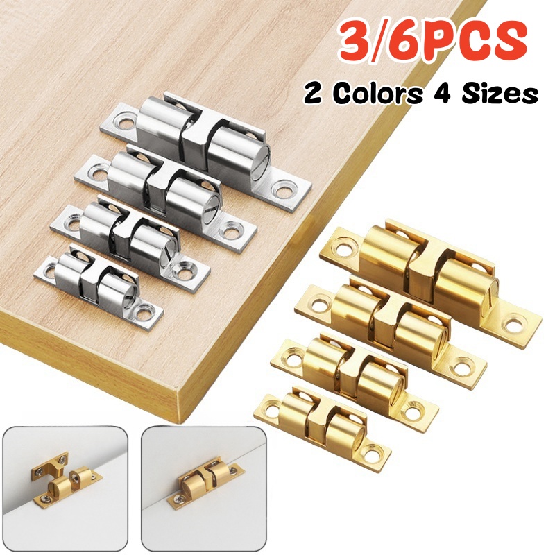 Furniture Hardware Latch - 3/6 قطعة خزانة باب الكرة الصيد
