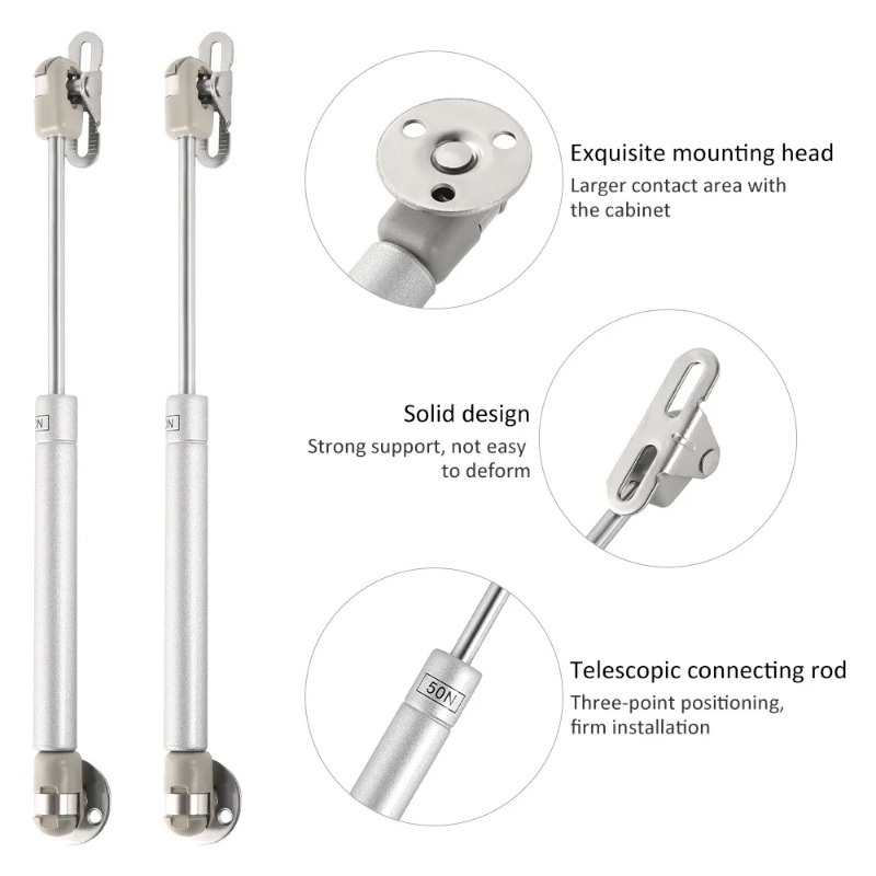 Cabinet Hinge Overlay - 2 قطعة 20/60/100N/150N الأثاث المفصلي خزانة