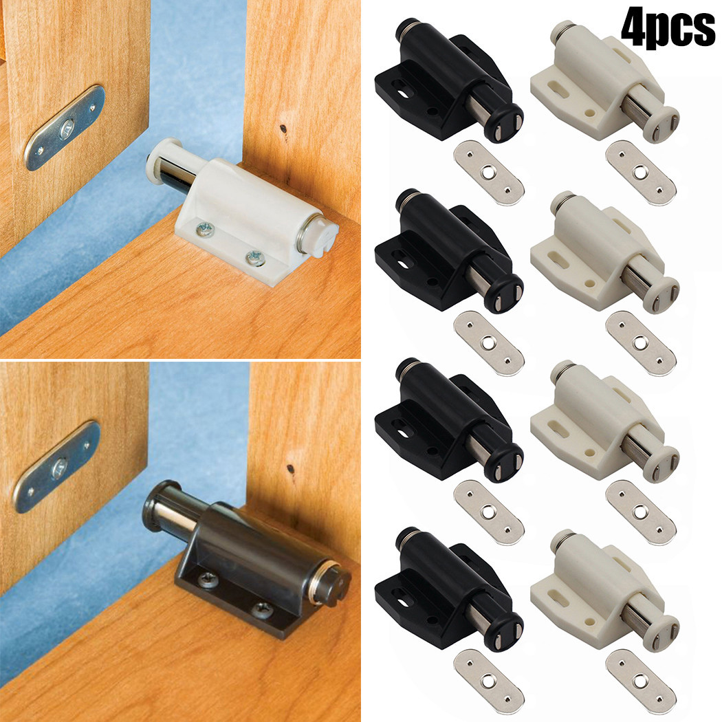 Furniture Hardware Latch - 4 قطعة/الحزمة باب الخزانة المغناطيسي المصيد