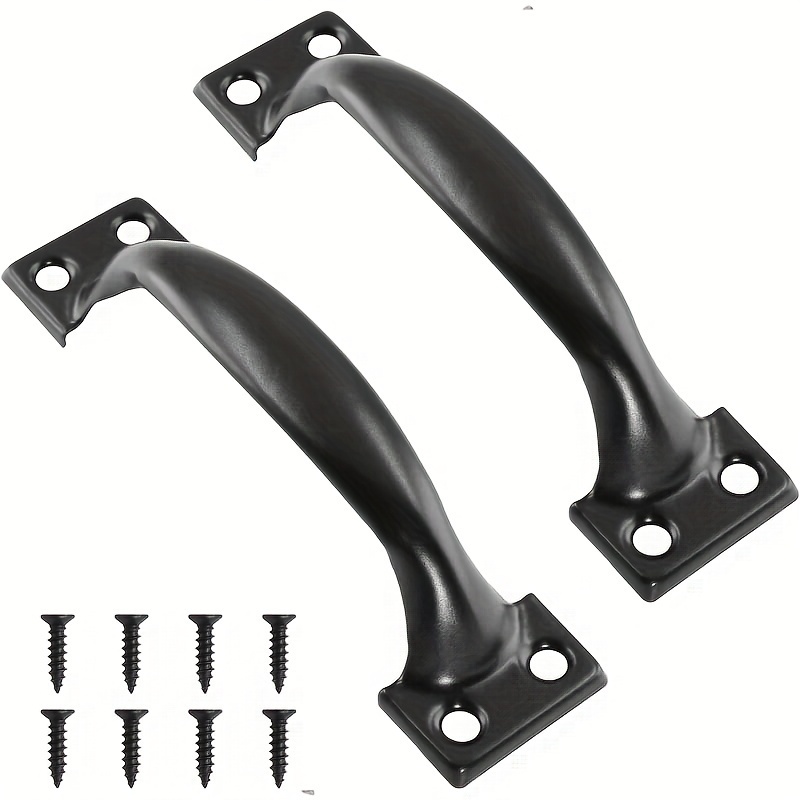 Furniture Hardware Restoration - قطعتان من مقابض الأثاث الحديدية مع
