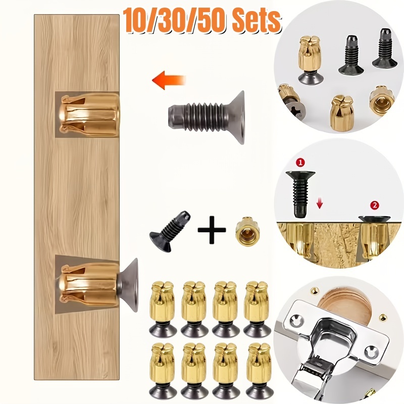 Cabinet Hinge Overlay - 10/30/50 مجموعة من ملحقات إصلاح المفصلات