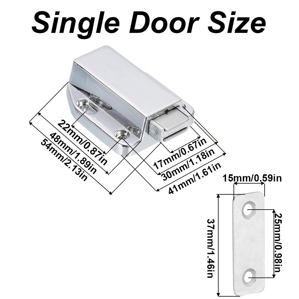 خزانة مغناطيسية، دفع مغناطيسي  - مراجعة Furniture Hardware Latch وسعره
