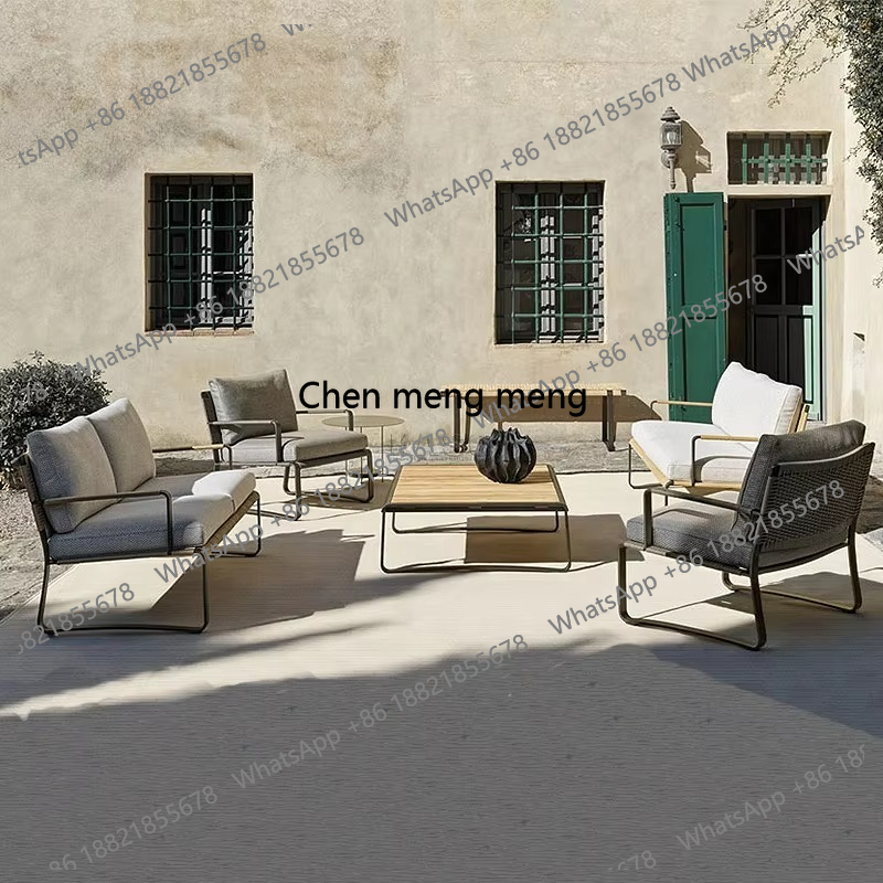 طقم أريكة خارجية منسوجة من الأ - مراجعة Furniture Hardware Restoration وسعره