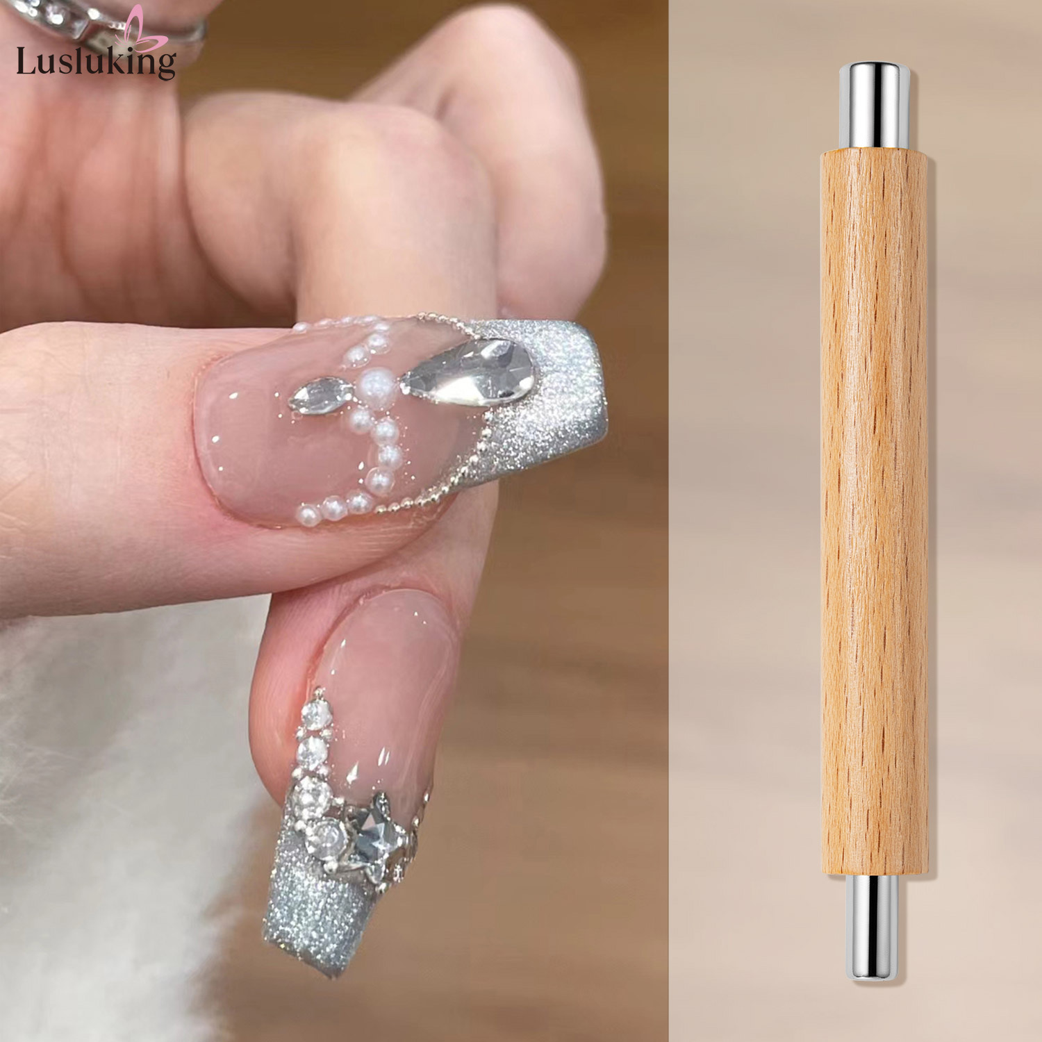 1 قطعة مسمار ملصقات الأظافر ال - مراجعة Furniture Hardware Nails وسعره