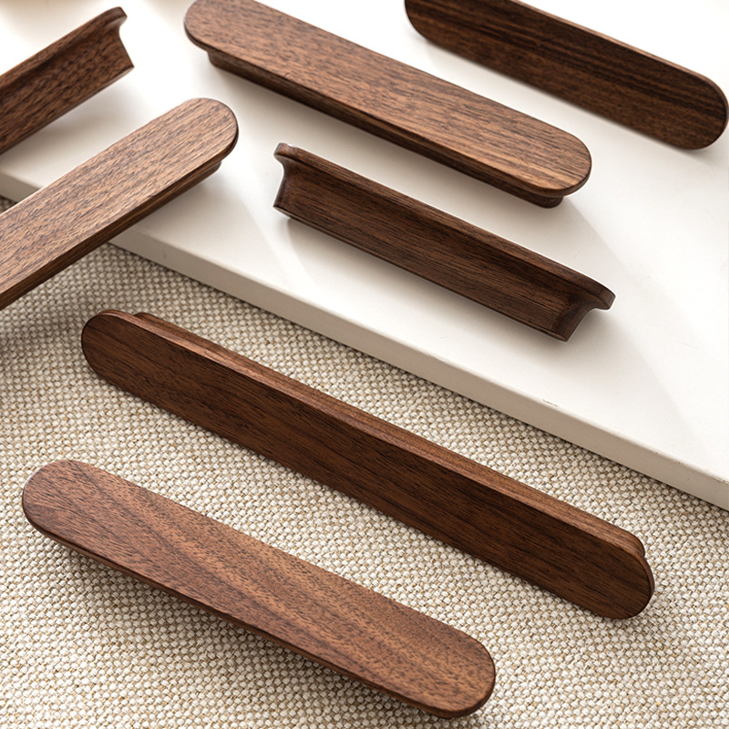 مقبض باب خزانة من الخشب الصلب  - مراجعة Japanese Furniture Hardware وسعره