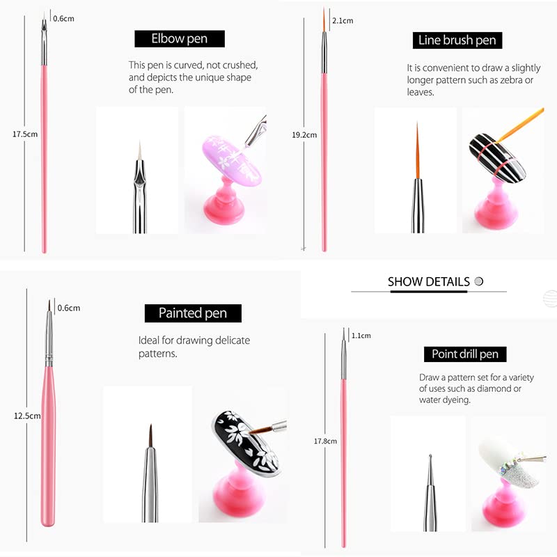 مجموعة فرش تزيين الأظافر LINMA - مراجعة Furniture Hardware Nails وسعره