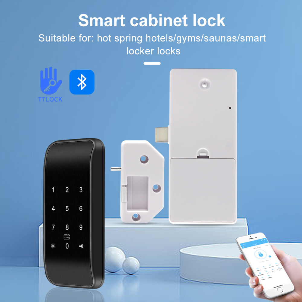 TTLOCK 13.56Mhz بصمة قفل للدرج - مراجعة Furniture Hardware Latch وسعره