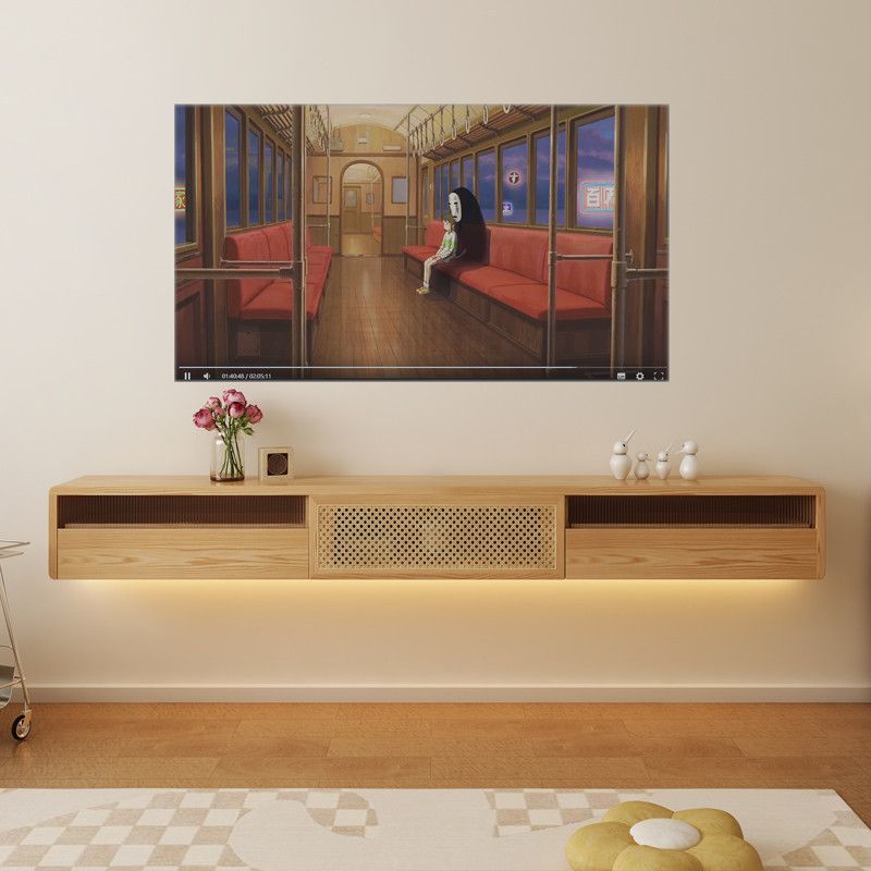 طاولة تلفزيون معلقة من الخشب ا - مراجعة Japanese Furniture Hardware وسعره